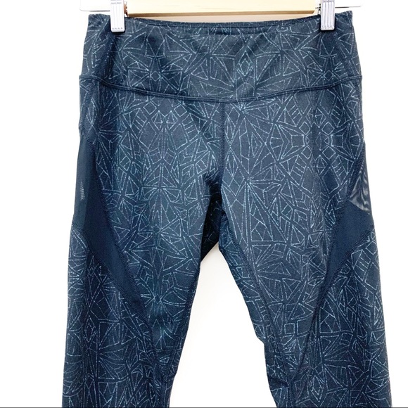 Zella Print Mesh Insert Leggings - Picture 8 of 9